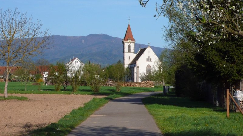 Blick auf Oberreute